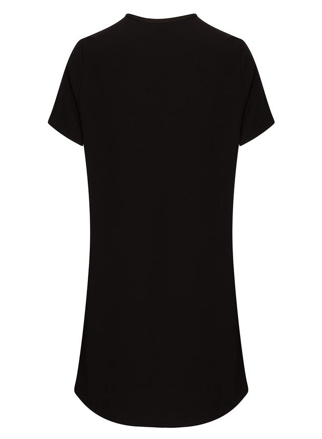 ناتشورال يونيفورمز طقم ملابس نسائية من ناتشورال يونيفورمز، بلوزة بياقة على شكل حرف V قابلة للتمدد وبنطال كارجو (أسود، متوسط) - Image 3